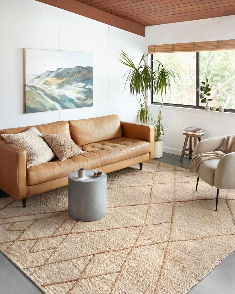 Loloi - Bodhi Ivory / Natural 7-9in x 9-9in Area Rug - BODIBOD-01IVNA7999 veiw 2