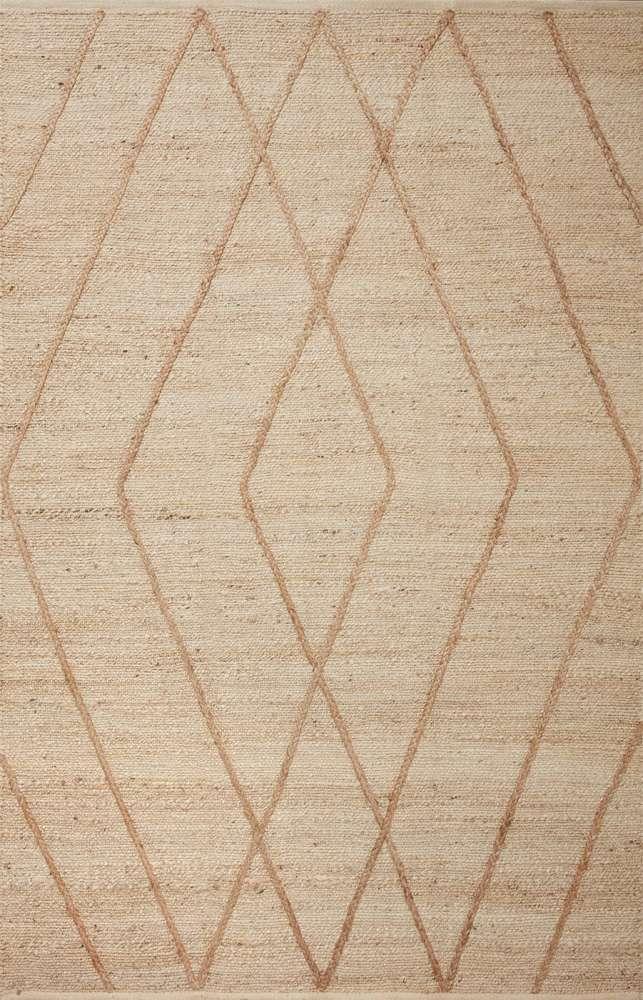 Loloi - Bodhi Ivory / Natural 9-3in x 13 Area Rug - BODIBOD-02IVNA93D0 veiw 1