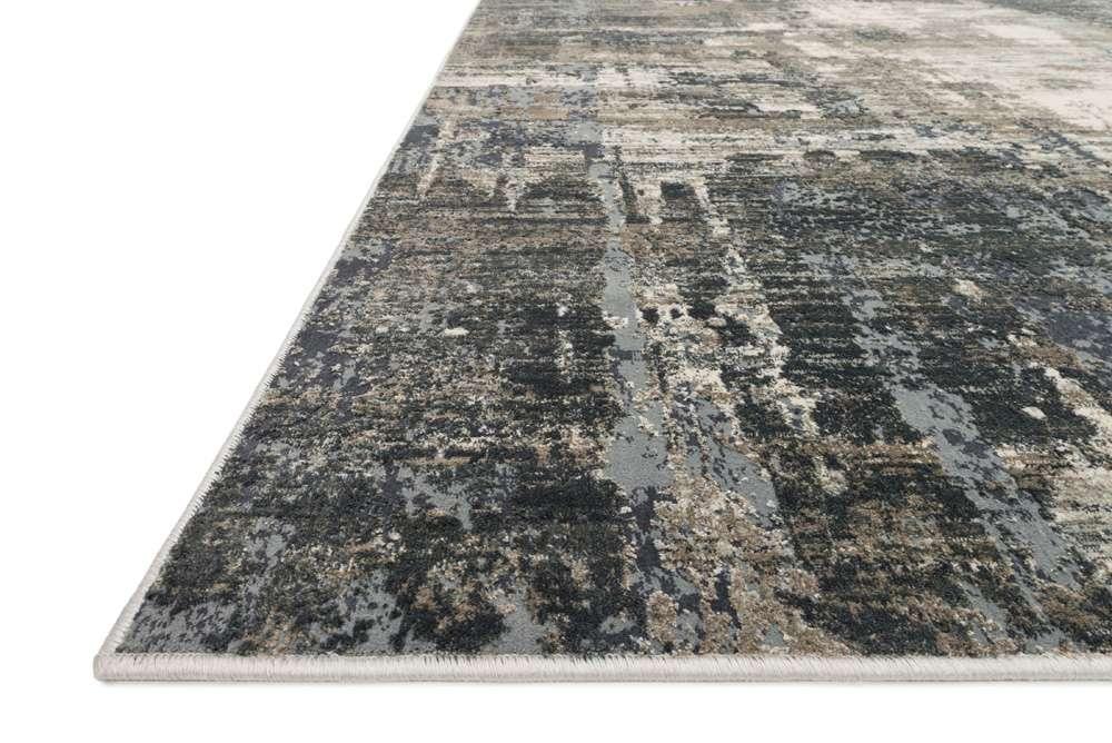 Loloi - Cascade Ivory / Charcoal 18in x 18in Sample Rug - CASACAS-03IVCC160S veiw 2