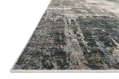 Loloi - Cascade Ivory / Charcoal 18in x 18in Sample Rug - CASACAS-03IVCC160S veiw 2