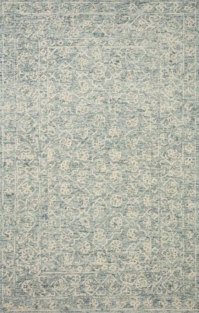 Loloi - Cecelia Ocean / Ivory 5-0in x 7-6in Area Rug - CECECEC-01OCIV5076 veiw 1