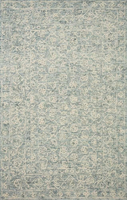 Loloi - Cecelia Ocean / Ivory 7-9in x 9-9in Area Rug - CECECEC-01OCIV7999 veiw 1