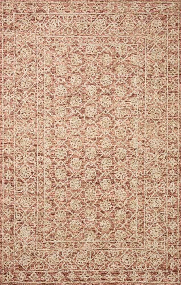 Loloi - Cecelia Rust / Natural 7-9in x 9-9in Area Rug - CECECEC-01RUNA7999 veiw 1