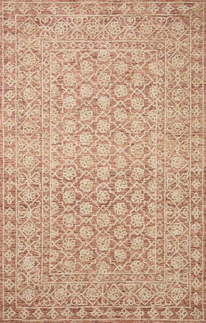 Loloi - Cecelia Rust / Natural 7-9in x 9-9in Area Rug - CECECEC-01RUNA7999 veiw 1