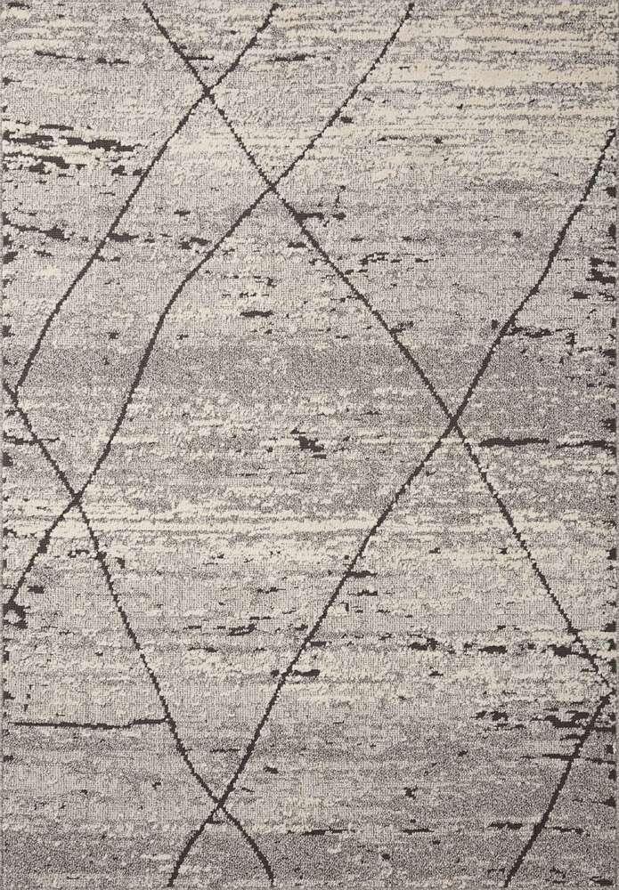 Loloi - Fabian Grey / Charcoal 2-7in x 4 Accent Rug - FABIFAB-04GYCC2740 veiw 1