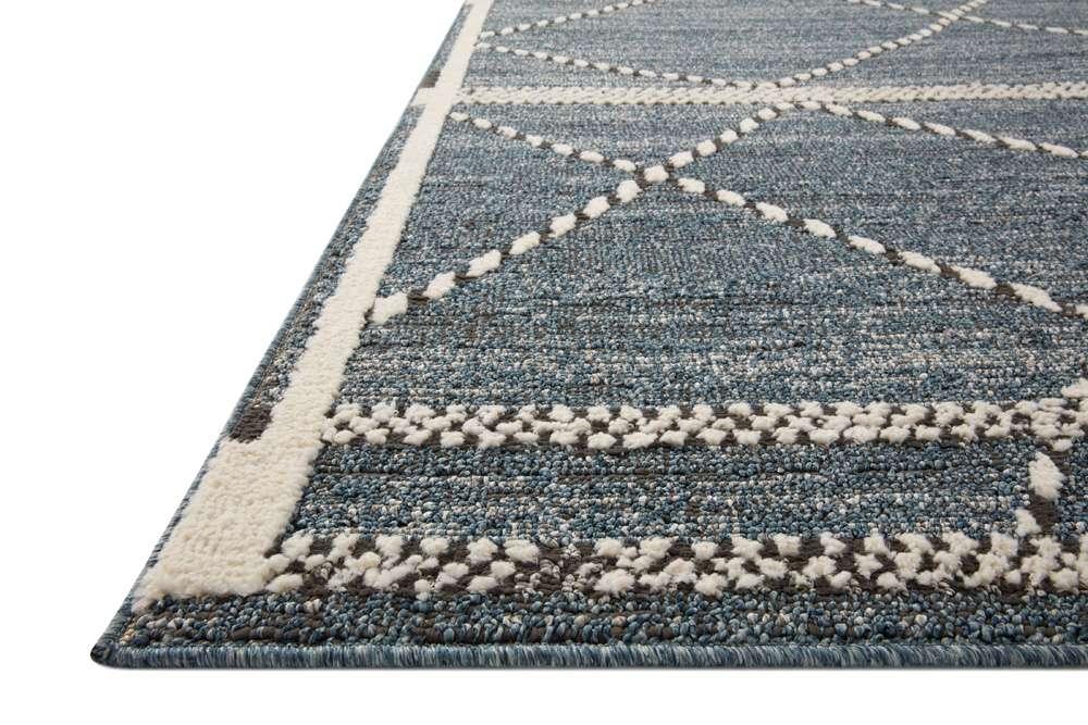 Loloi - Fabian Denim / Charcoal 5-3in x 7-6in Area Rug - FABIFAB-01DECC5376 veiw 3