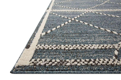 Loloi - Fabian Denim / Charcoal 5-3in x 7-6in Area Rug - FABIFAB-01DECC5376 veiw 3