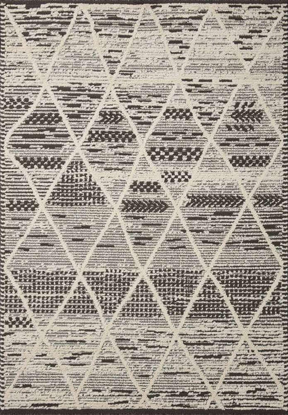 Loloi - Fabian Charcoal / Ivory 6-7in x 9-2in Area Rug - FABIFAB-03CCIV6792 veiw 1