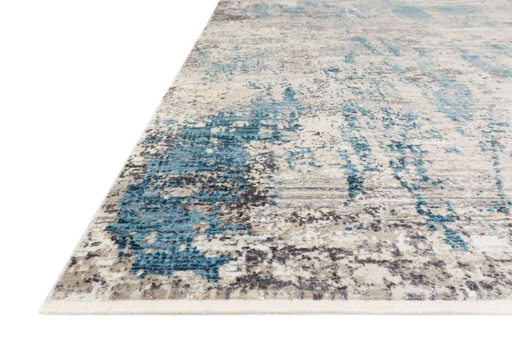 Loloi - Franca Grey / Ocean 9-6in x 13 Area Rug - FNCAFRN-05GYOC96D0 veiw 3