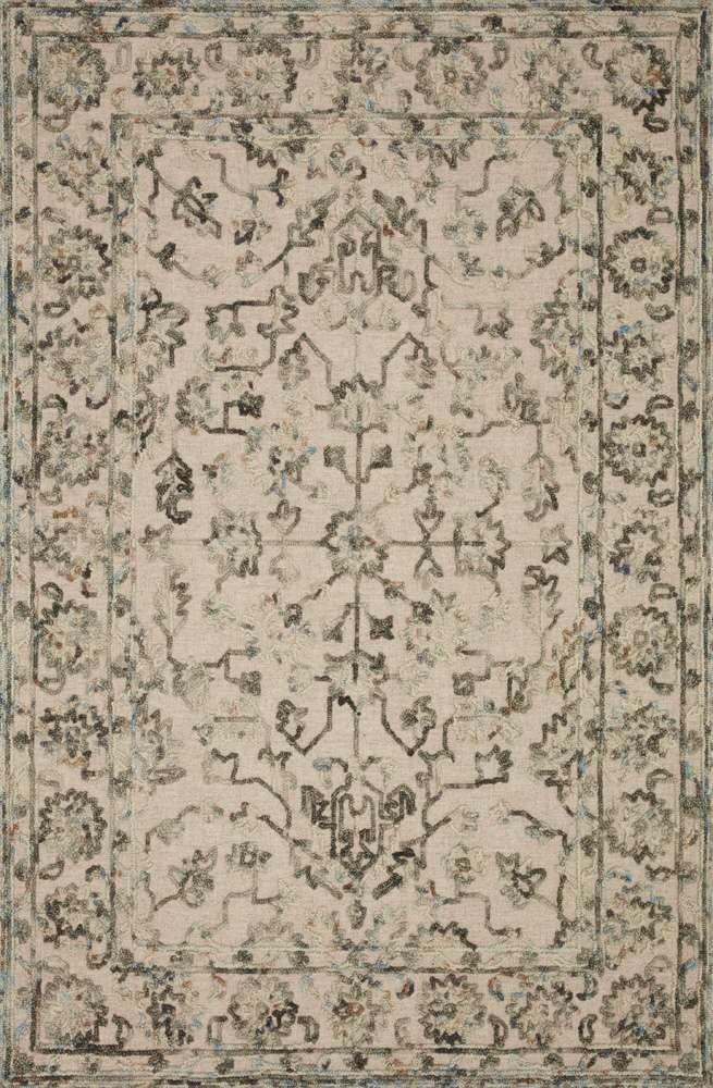 Loloi - Halle Grey / Sky 18in x 18in Sample Rug - HALEHAE-05GYSC160S veiw 1