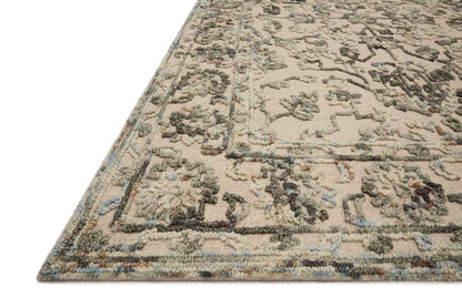 Loloi - Halle Grey / Sky 18in x 18in Sample Rug - HALEHAE-05GYSC160S veiw 3