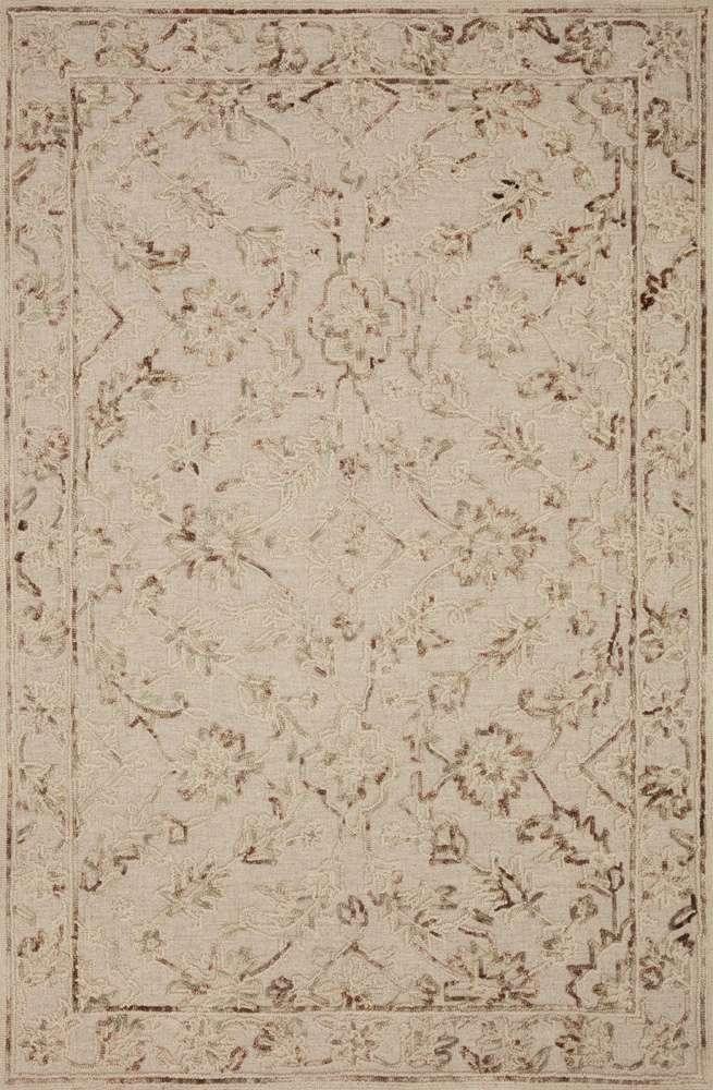 Loloi - Halle Natural / Sage 18in x 18in Sample Rug - HALEHAE-02NASG160S veiw 1
