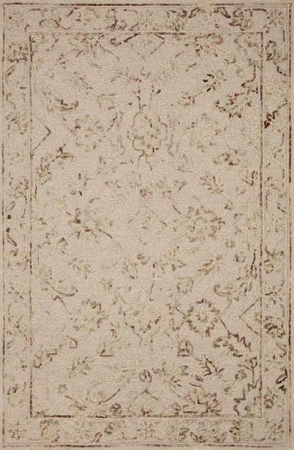 Loloi - Halle Natural / Sage 18in x 18in Sample Rug - HALEHAE-02NASG160S veiw 1