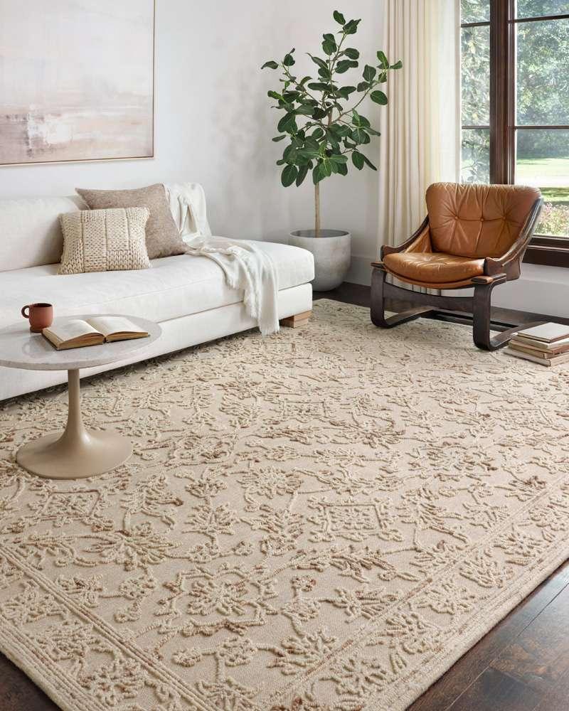 Loloi - Halle Natural / Sage 18in x 18in Sample Rug - HALEHAE-02NASG160S veiw 2