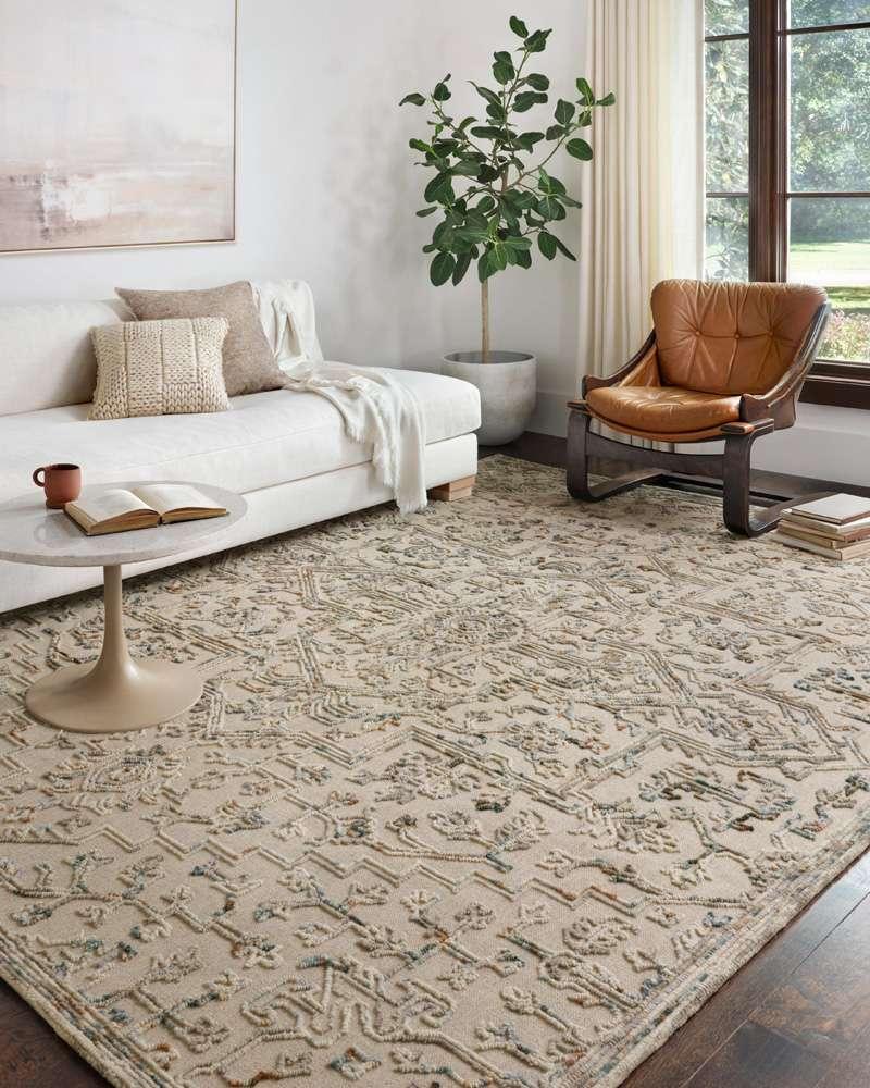 Loloi - Halle Grey / Ocean 9-3in x 13 Area Rug - HALEHAE-01GYOC93D0 veiw 2