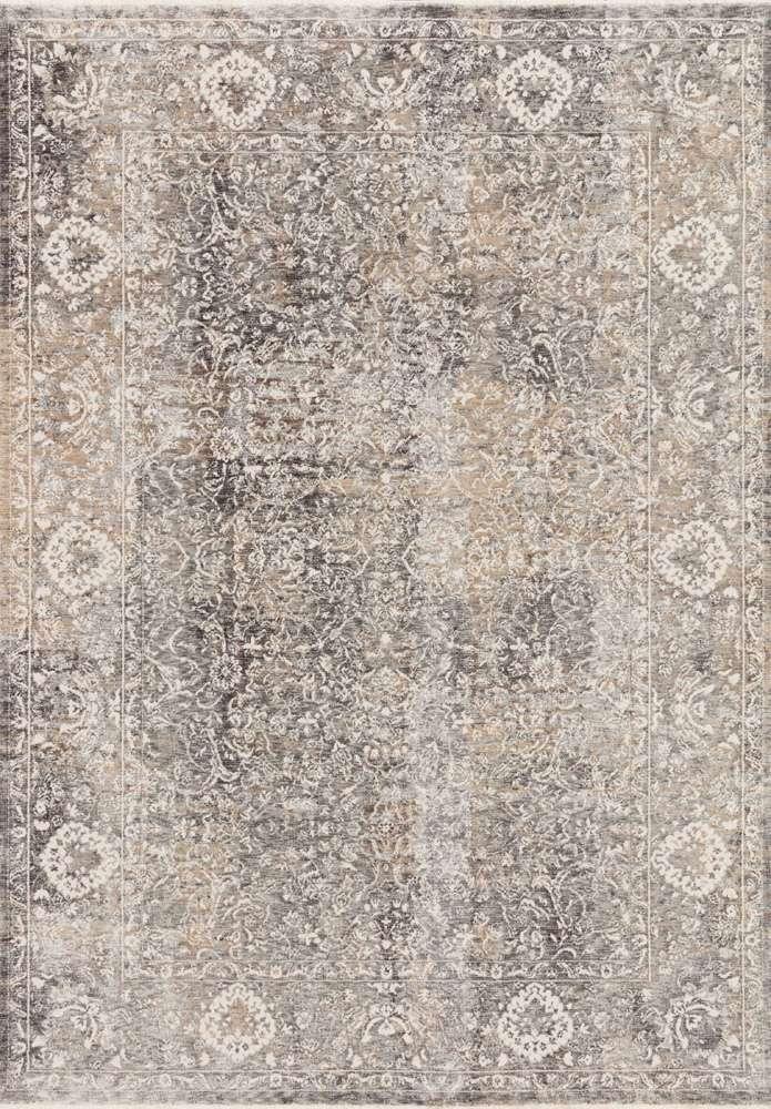 Loloi - Homage Stone / Ivory 18in x 18in Sample Rug - HOMAHOM-03SNIV160S veiw 1