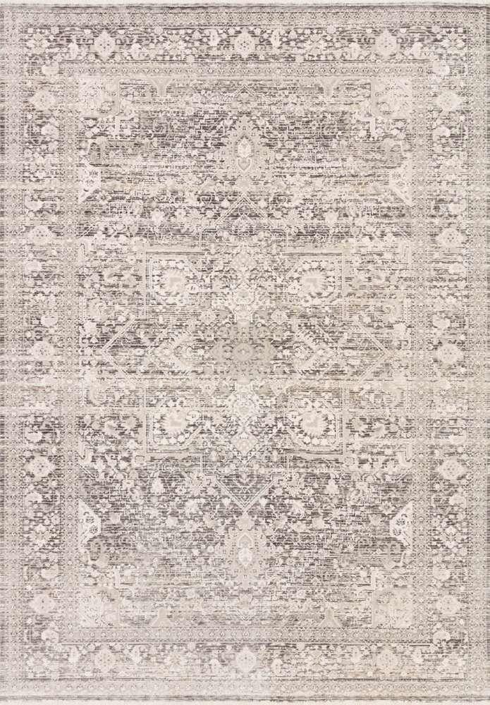 Loloi - Homage Ivory / Grey 3-9in x 5-9in Accent Rug - HOMAHOM-04IVGY3959 veiw 1