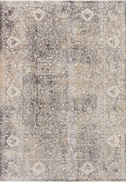 Loloi - Homage Stone / Ivory 9-6in x 12-5in Area Rug - HOMAHOM-03SNIV96C5 veiw 1