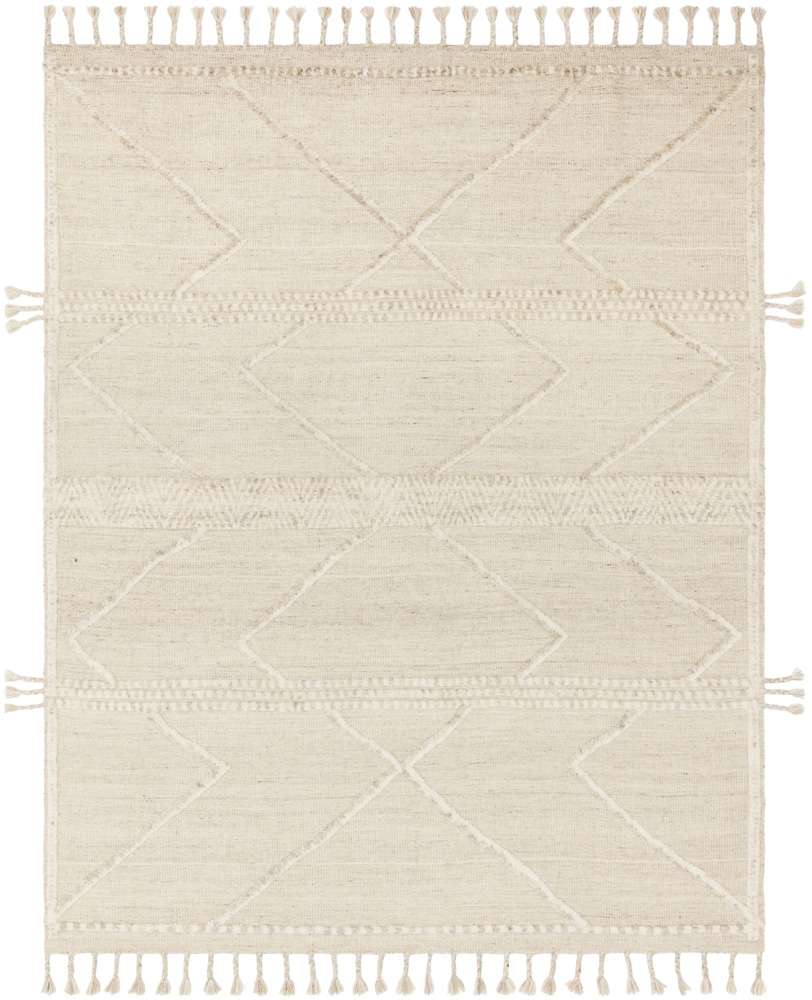 Loloi - Iman Beige / Ivory 18in x 18in Sample Rug - IMANIMA-05BEIV160S veiw 1