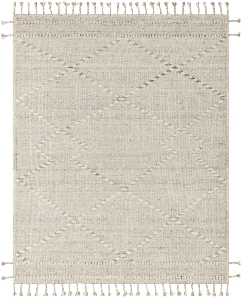 Loloi - Iman Ivory / Lt. Grey 4-0in x 6-0in Accent Rug - IMANIMA-03IVLC4060 veiw 1