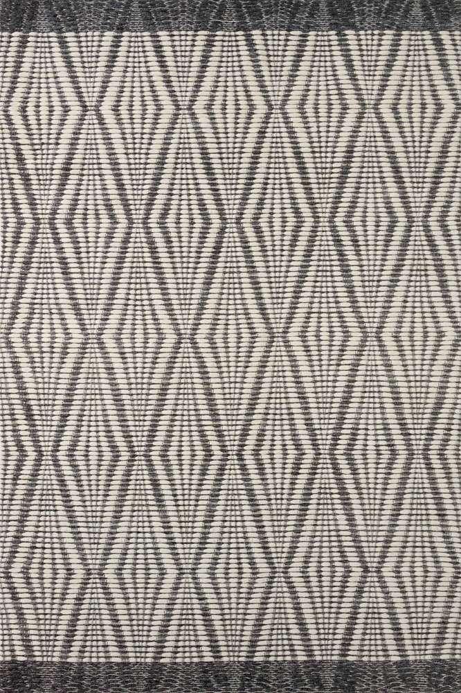 Loloi - Kenzie Ivory / Charcoal 3-6in x 5-6in Accent Rug - KENZKNZ-01IVCC3656 veiw 1