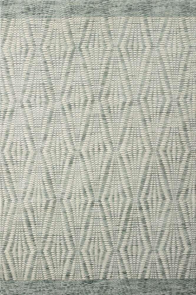 Loloi - Kenzie Ivory / Sage 7-9in x 9-9in Area Rug - KENZKNZ-01IVSG7999 veiw 1