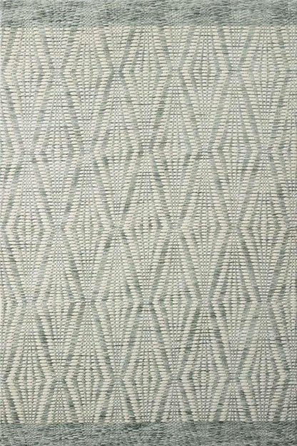 Loloi - Kenzie Ivory / Sage 7-9in x 9-9in Area Rug - KENZKNZ-01IVSG7999 veiw 1