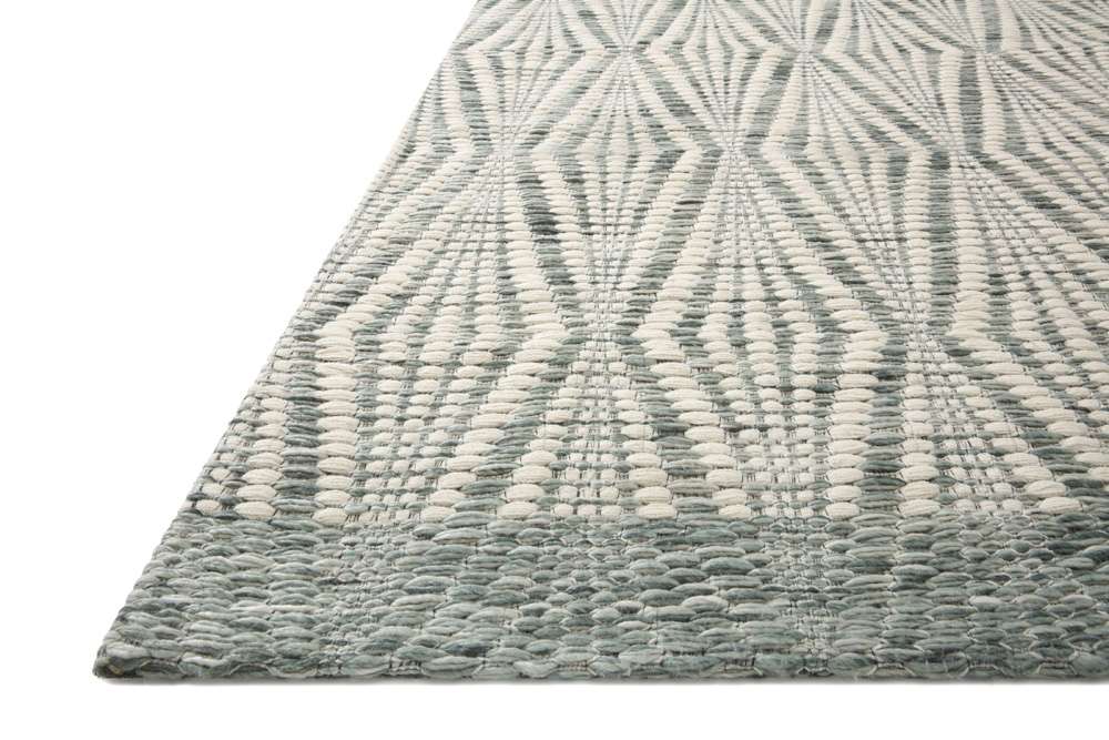 Loloi - Kenzie Ivory / Sage 7-9in x 9-9in Area Rug - KENZKNZ-01IVSG7999 veiw 2