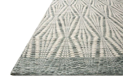Loloi - Kenzie Ivory / Sage 7-9in x 9-9in Area Rug - KENZKNZ-01IVSG7999 veiw 2