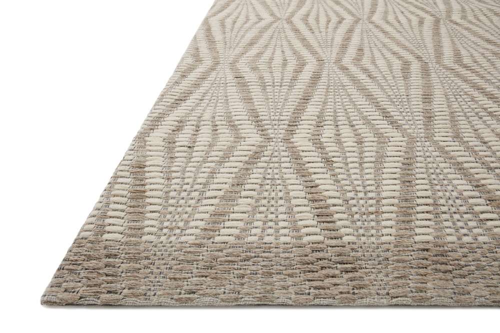 Loloi - Kenzie Ivory / Taupe 7-9in x 9-9in Area Rug - KENZKNZ-01IVTA7999 veiw 2