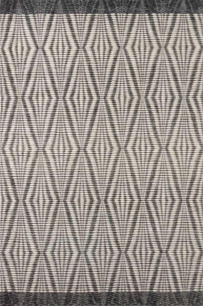 Loloi - Kenzie Ivory / Charcoal 9-3in x 13 Area Rug - KENZKNZ-01IVCC93D0 veiw 1