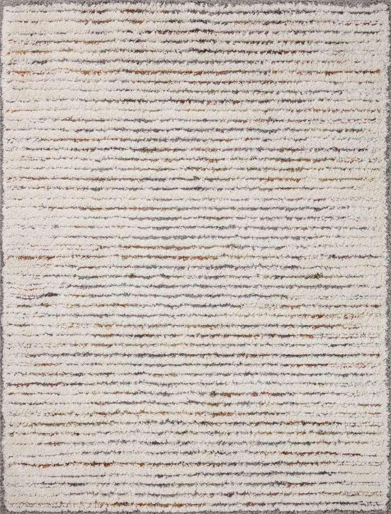 Loloi - Levitt Shag Ivory / Multi 2-3in x 4-0in Accent Rug - LEVTLEV-01IVML2340 veiw 1