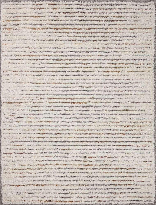Loloi - Levitt Shag Ivory / Multi 2-3in x 4-0in Accent Rug - LEVTLEV-01IVML2340 veiw 1