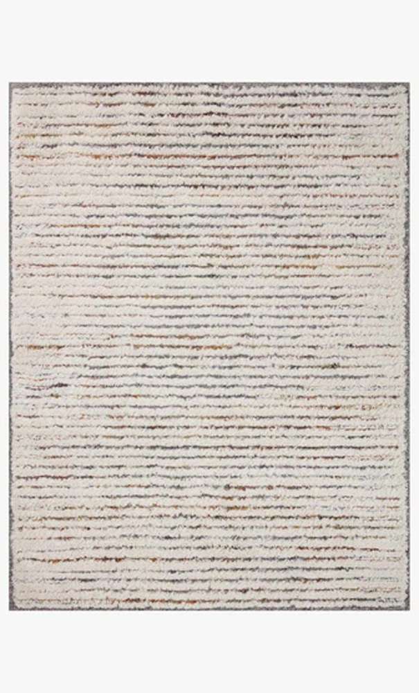 Loloi - Levitt Shag Ivory / Multi 2-7in x 12-0in Runner Rug - LEVTLEV-01IVML27C0 veiw 1