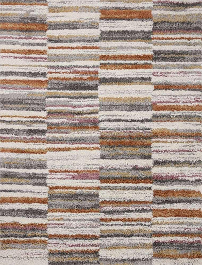 Loloi - Levitt Shag Ivory / Sunset 7-10in x 10 Area Rug - LEVTLEV-03IVSS7AA0 veiw 1