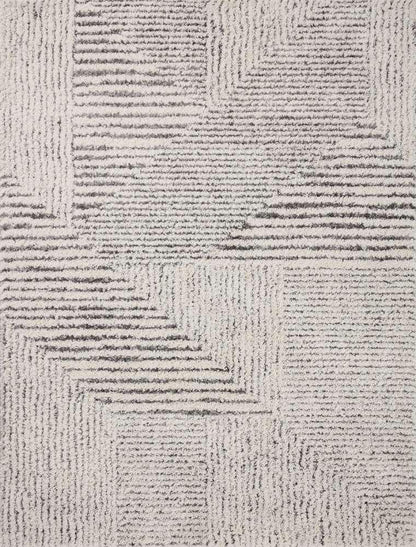 Loloi - Levitt Shag Ivory / Grey 9-3in x 13 Area Rug - LEVTLEV-02IVGY93D0 veiw 1