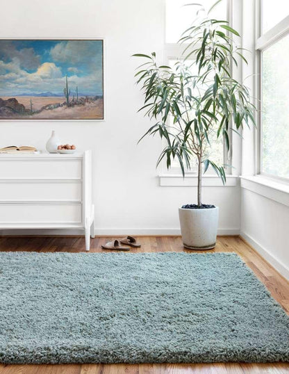 Loloi - Mila Shag Spa 9-3in x 13 Area Rug - MMILMIL-01SPA093D0 veiw 2
