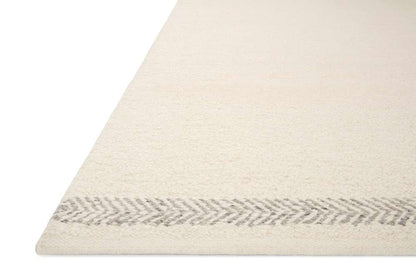 Loloi - Reyla Ivory / Silver 8-6in x 12 Area Rug - REYLRLA-01IVSI86C0 veiw 2