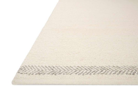 Loloi - Reyla Ivory / Silver 8-6in x 12 Area Rug - REYLRLA-01IVSI86C0 veiw 2