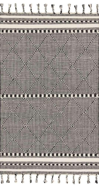 Loloi - Sawyer Black 2-3in x 3-9in Accent Rug - SAWYSAW-01BL002339 veiw 1