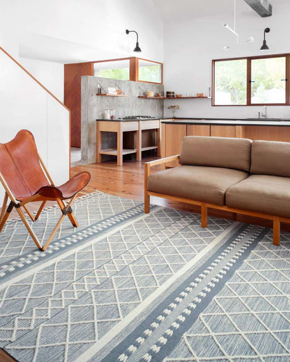 Loloi - Sawyer Teal 5-0in x 7-6in Area Rug - SAWYSAW-04TE005076 veiw 2