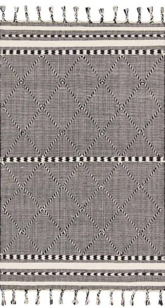 Loloi - Sawyer Black 7-6in x 9-6in Area Rug - SAWYSAW-01BL007696 veiw 1