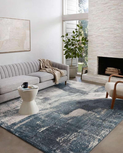 Loloi - Spirit Indigo / Ivory 18in x 18in Sample Rug - SPRTSPI-04INIV160S veiw 2