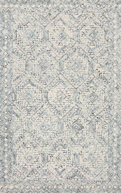 Loloi - Ziva Bluestone 5-0in x 7-6in Area Rug - ZIVAZV-03ZV005076 veiw 1