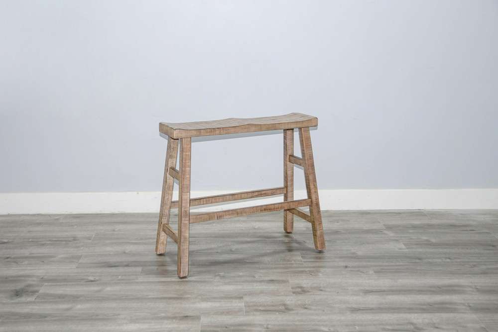 Sunny Designs - Marina -  Beach Pebble 30H Bench, Wood Seat - 1671BP-30 veiw 3