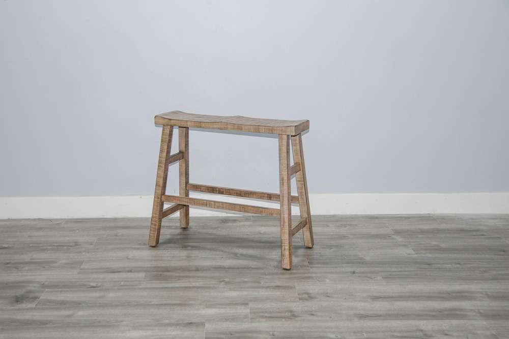 Sunny Designs - Marina -  Beach Pebble 30H Bench, Wood Seat - 1671BP-30 veiw 5