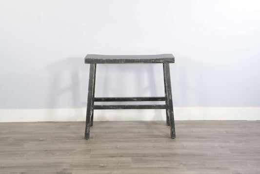 Sunny Designs - Marina -  Black Sand 30H Bench, Wood Seat - 1671BS-30 veiw 2