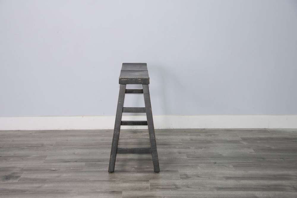 Sunny Designs - Marina -  Black Sand 30H Bench, Wood Seat - 1671BS-30 veiw 3