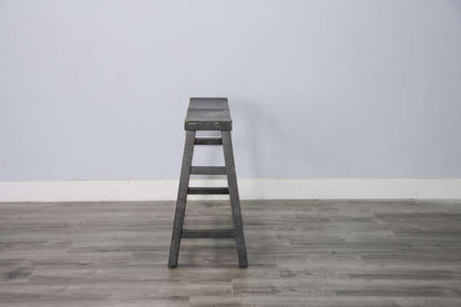 Sunny Designs - Marina -  Black Sand 30H Bench, Wood Seat - 1671BS-30 veiw 3