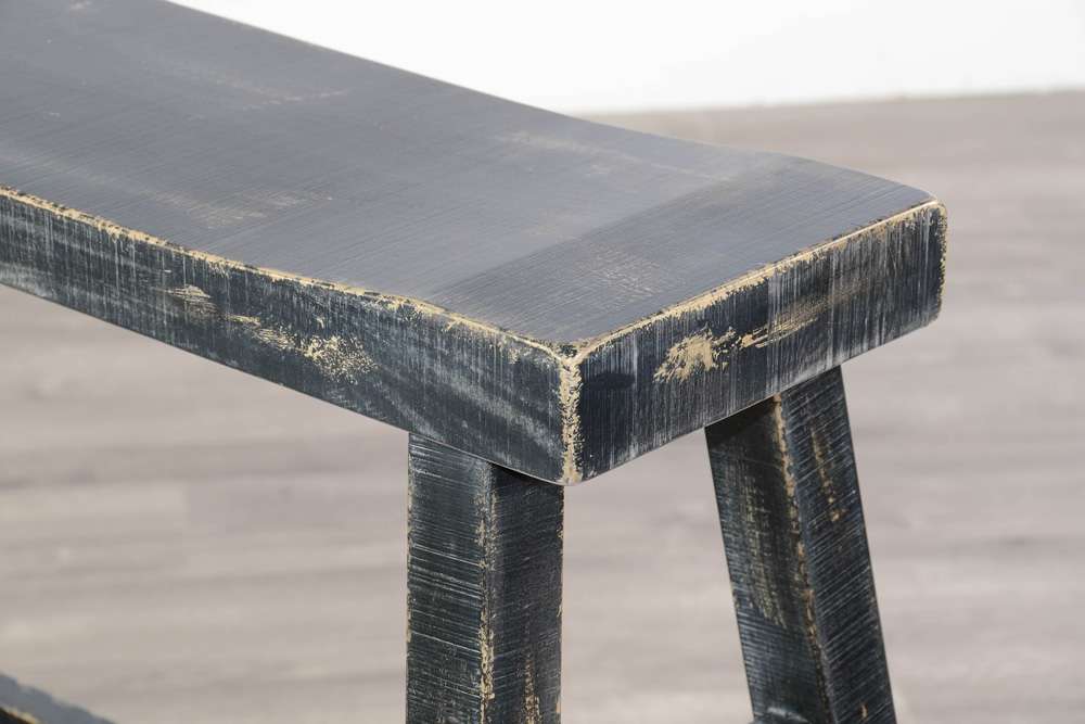 Sunny Designs - Marina -  Black Sand 30H Bench, Wood Seat - 1671BS-30 veiw 5
